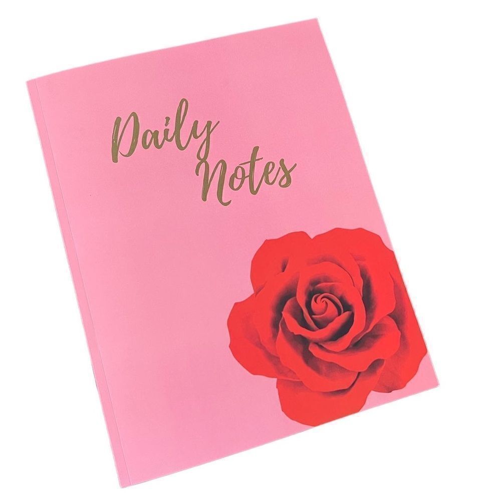 Floral journal notebook forever flowers